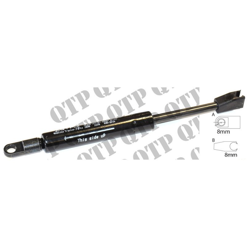 Vérin à gaz 220mm 220N Toit ouvrant